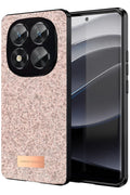 Mey İthalat® Redmi Note 14 Pro 5G Bright Simli Kapak - Pembe