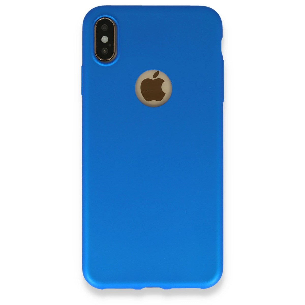 Mey İthalat® iPhone XS Max Kılıf First Silikon - Mavi