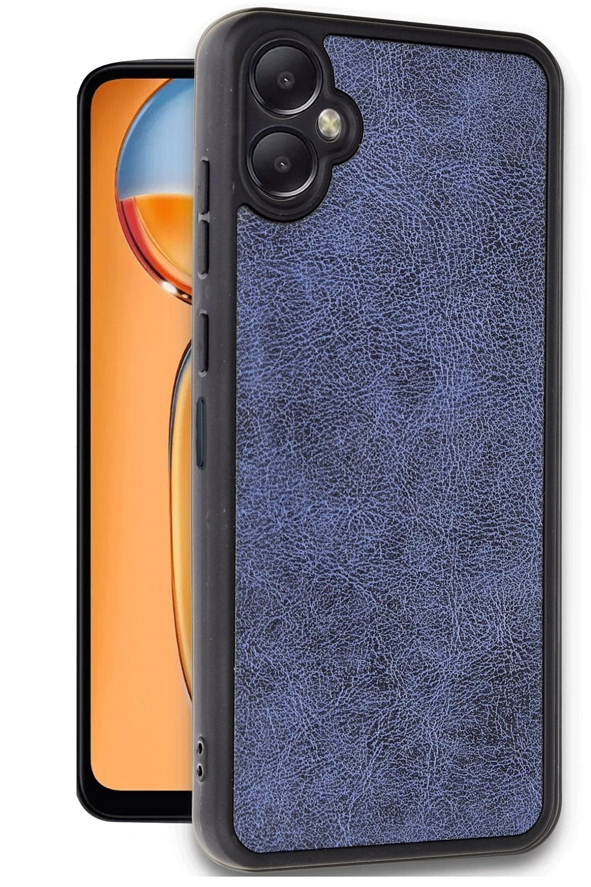 Mey İthalat® Samsung Galaxy A06 Kılıf Aras Deri Kapak - Lacivert
