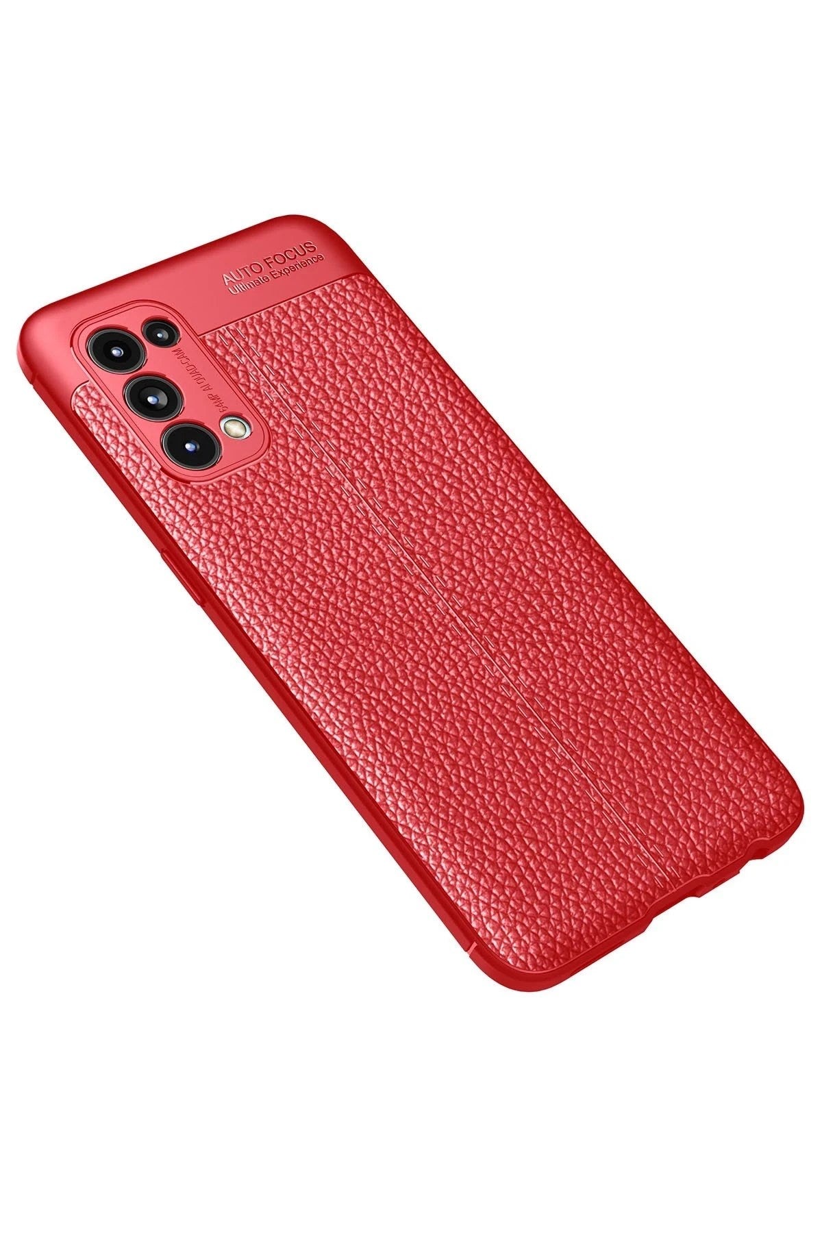 Mey İthalat® Reno 5 Kılıf Auto Focus Kapak - Kırmızı