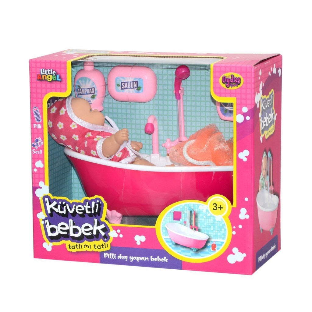 02605 Oydaş, Pilli Küvette Duş Yapan Bebek