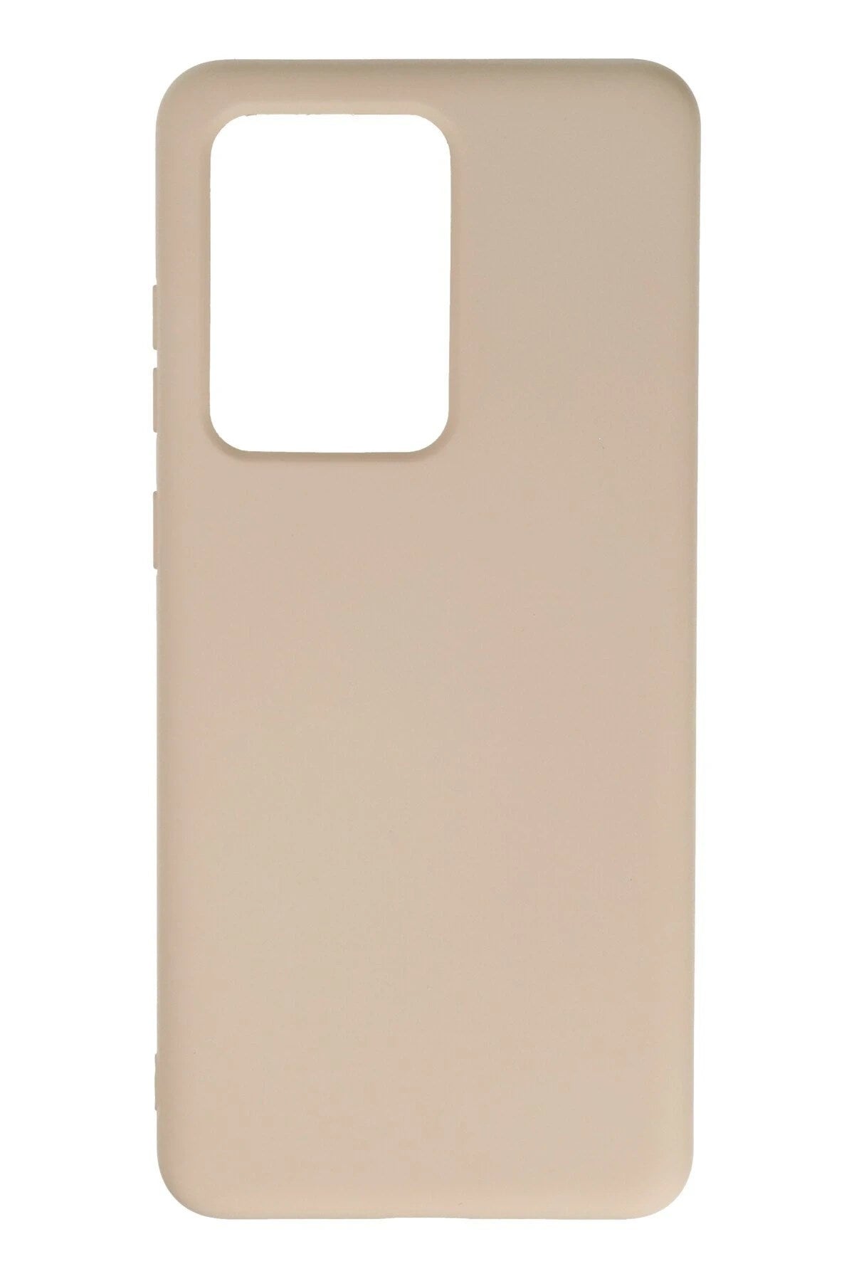 Mey İthalat® Samsung Galaxy S20 Ultra Kılıf Nano içi Kadife Silikon - Pudra