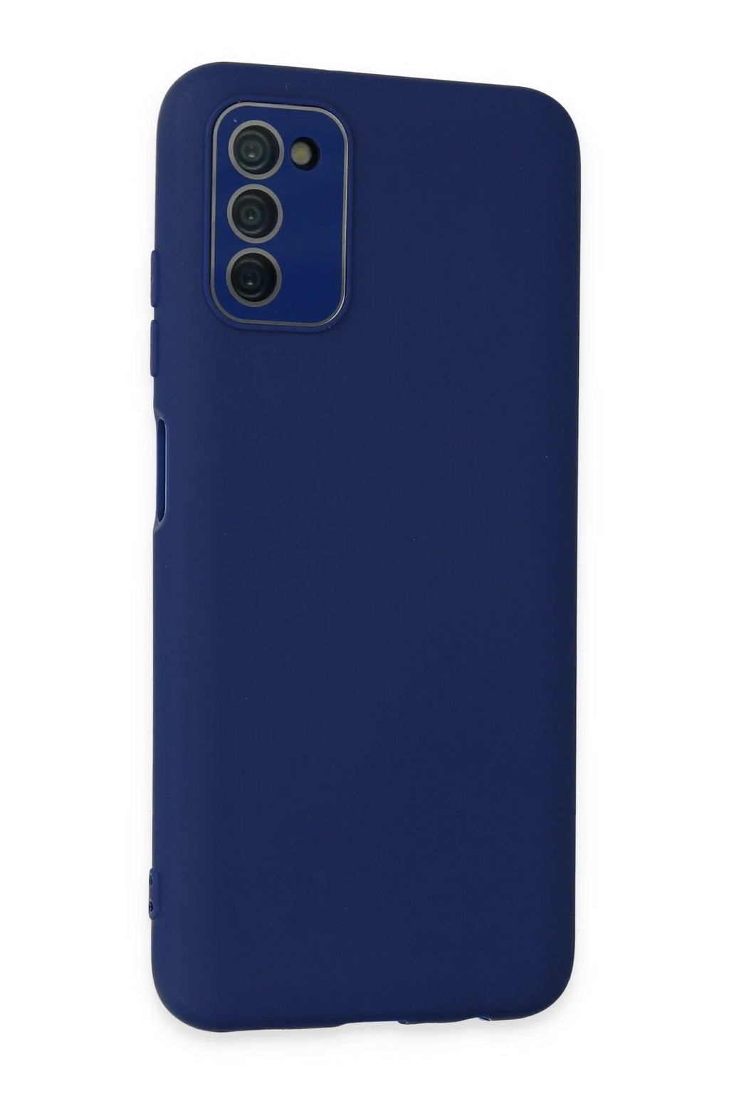 Mey İthalat® Samsung Galaxy A03S Kılıf Lansman Glass Kapak - Sky Blue