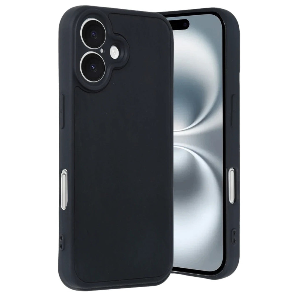 Mey İthalat® iPhone 16 Kılıf Aras Deri Kapak - Siyah