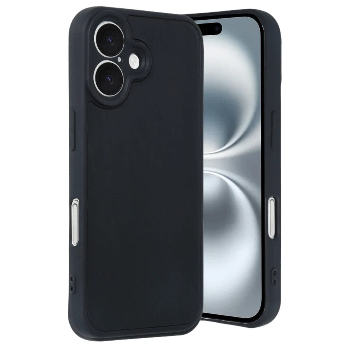 Mey İthalat® iPhone 16 Kılıf Aras Deri Kapak - Siyah