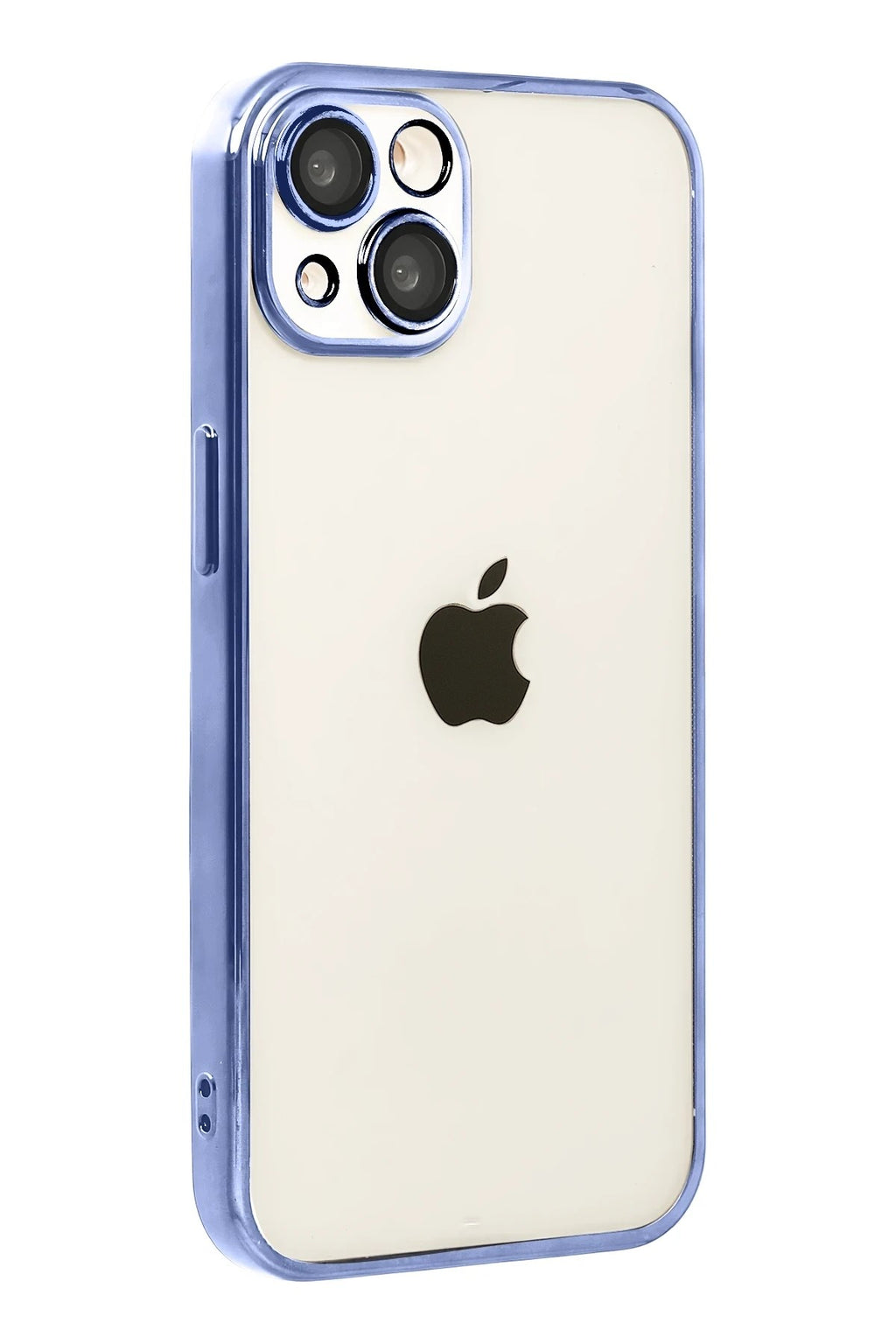 Mey İthalat® iPhone 15 Lensli Silikon - Açık Mavi