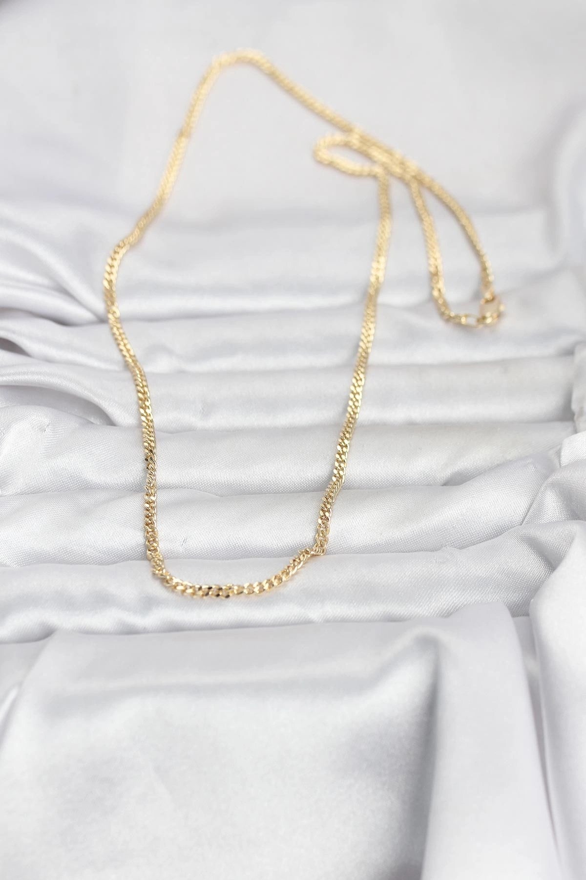 Mey İthalat® CM 14K Gold Renk 60 cm Zincir Kadın Kolye