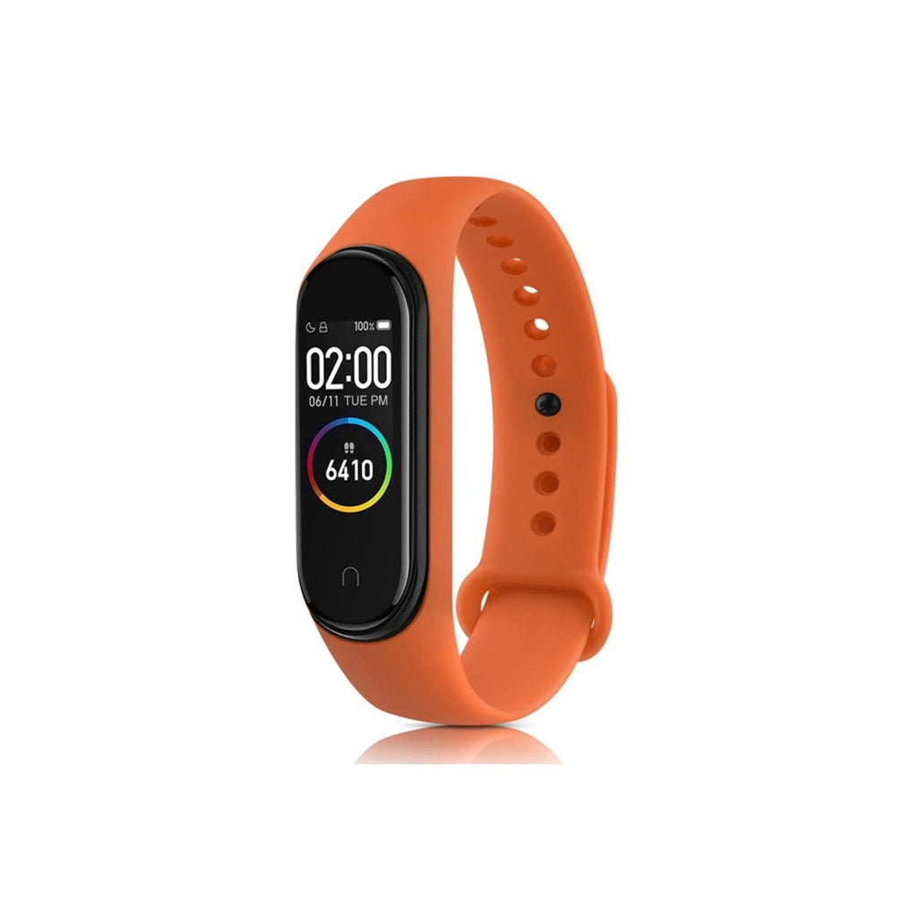 Mey İthalat® Mi Band 6 Klasik Kordon - Turuncu