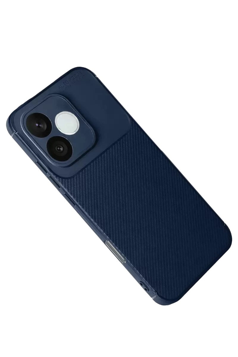 Mey İthalat® Huawei Honor 600 Lite Auto Focus Karbon Kapak - Lacivert