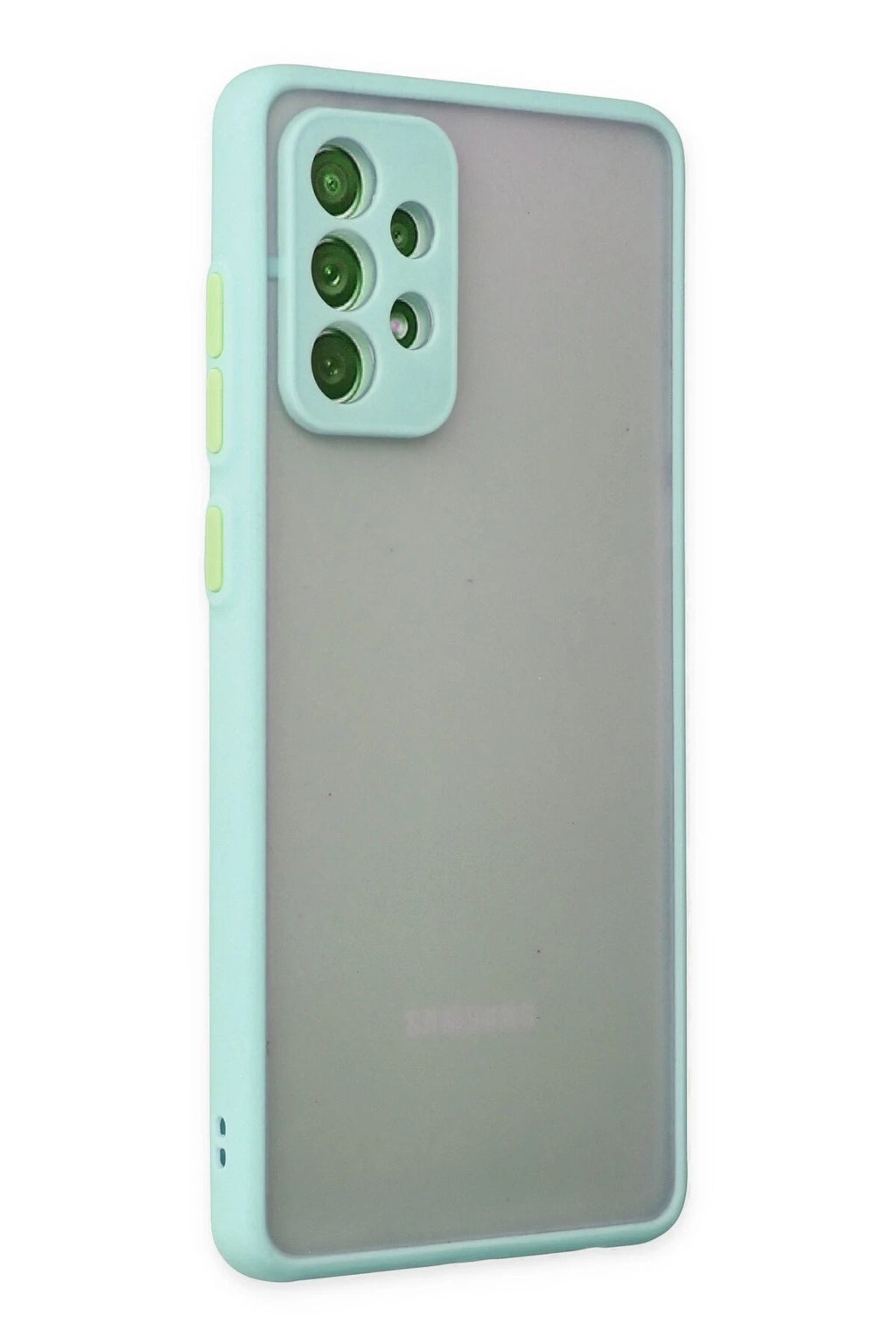 Mey İthalat® Samsung Galaxy A72 Kılıf Montreal Silikon Kapak - Turkuaz