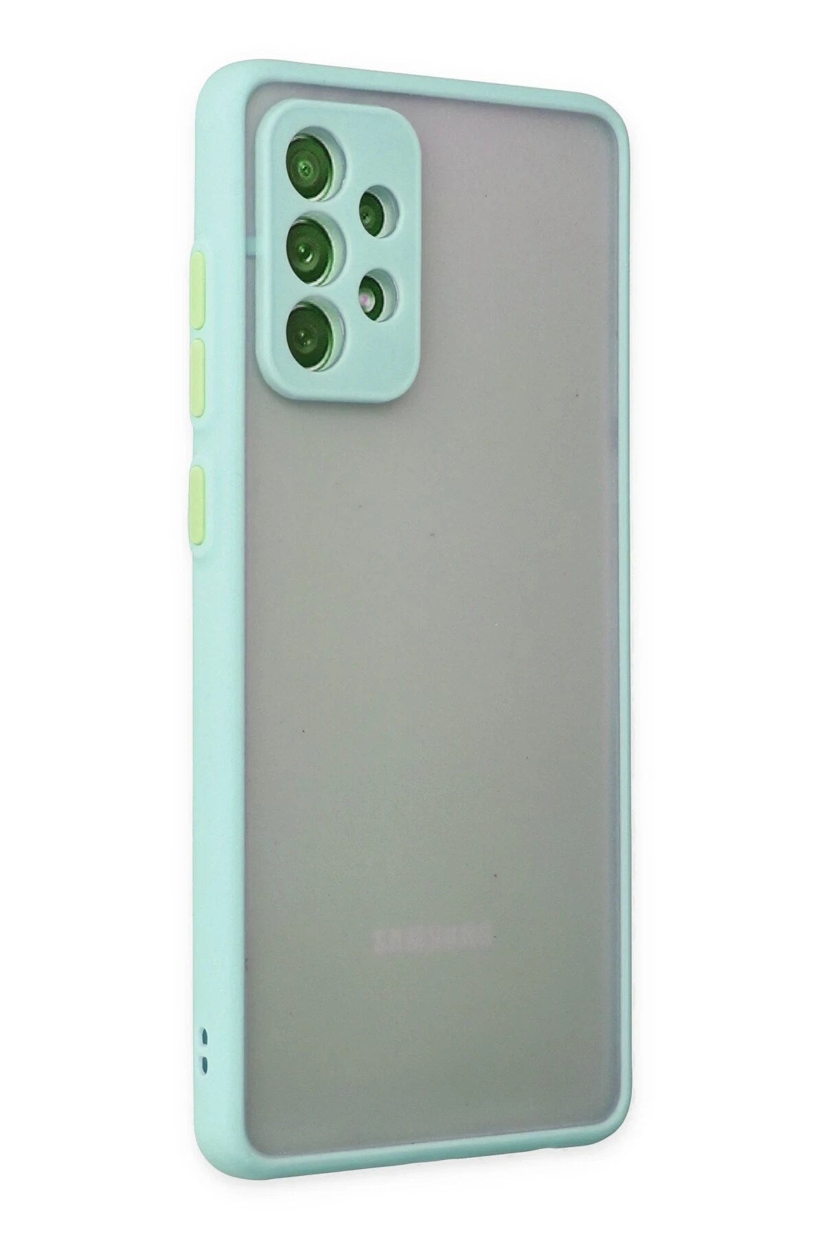 Mey İthalat® Samsung Galaxy A72 Kılıf Montreal Silikon Kapak - Turkuaz