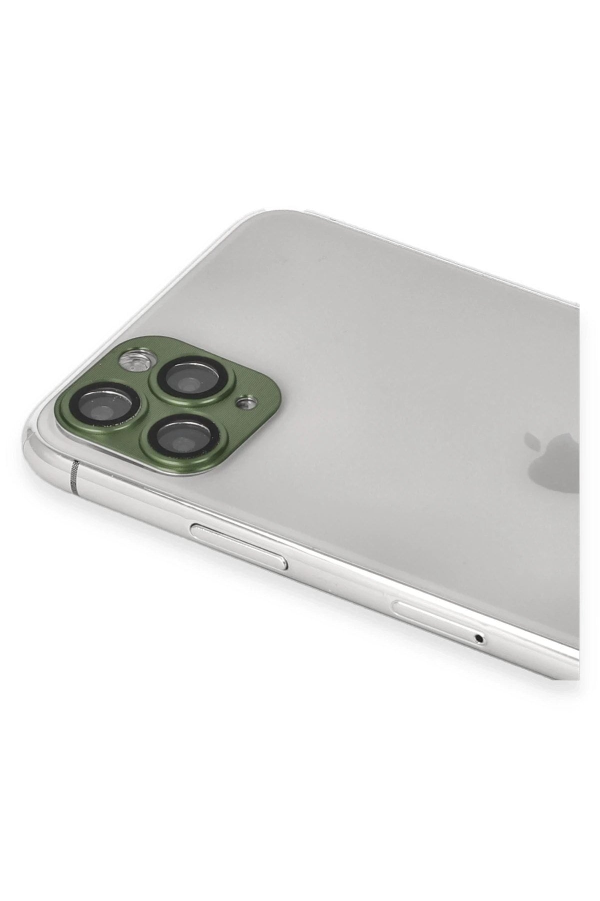 Mey İthalat® iPhone 11 Pro Max Pers Alüminyum Kamera Lens - Yeşil