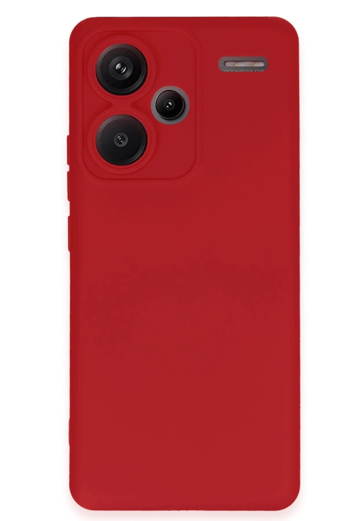 Mey İthalat® Redmi Note 13 Pro Plus Kılıf Nano içi Kadife Silikon - Kırmızı