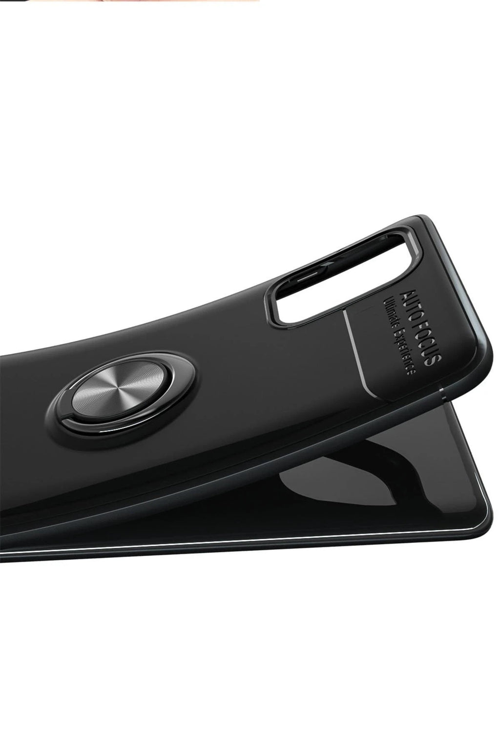 Mey İthalat® Samsung Galaxy M31S Kılıf Range Yüzüklü Silikon - Kırmızı