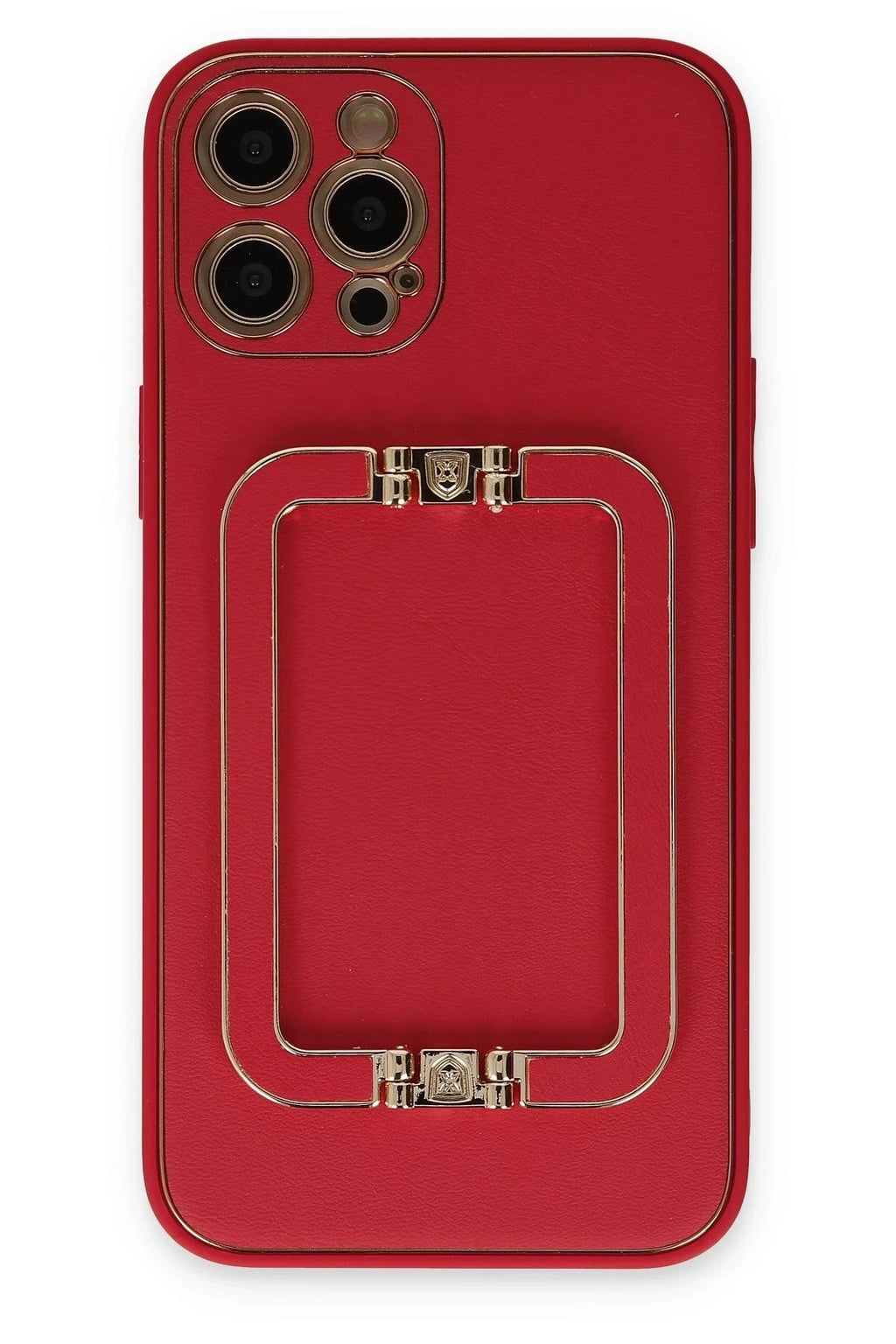 Mey İthalat® iPhone 12 Pro Max Kılıf Coco Elit Kapak - Kırmızı