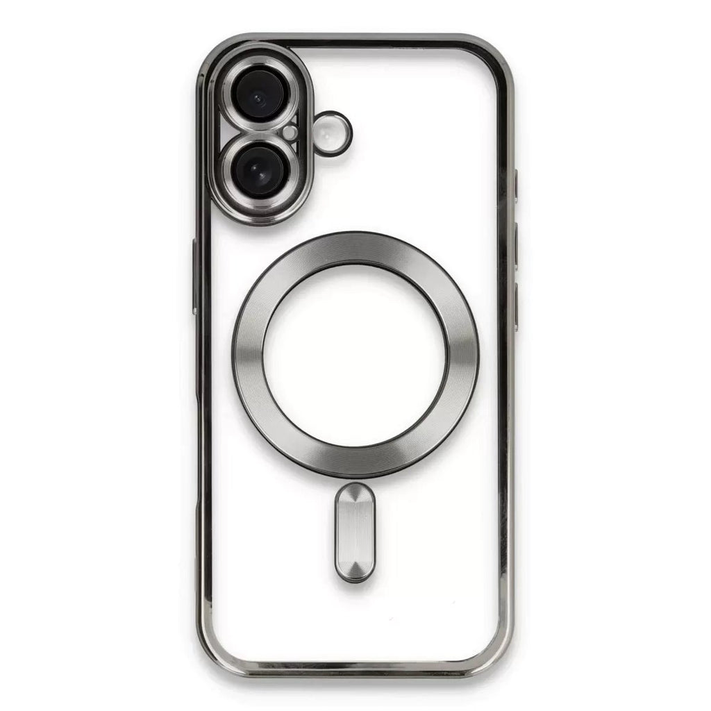 Mey İthalat® iPhone 16 Kılıf Kross Magneticsafe Kapak - Titan Gri