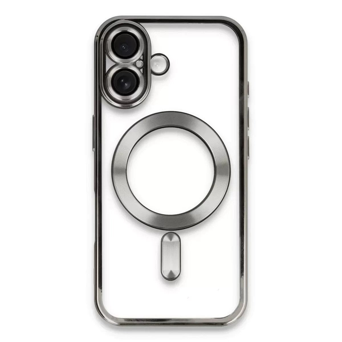 Mey İthalat® iPhone 16 Kılıf Kross Magneticsafe Kapak - Titan Gri