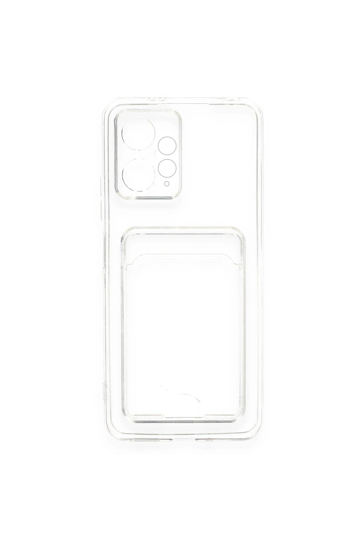 Mey İthalat® Redmi Note 12 4G Kılıf Kart Şeffaf Silikon - Şeffaf