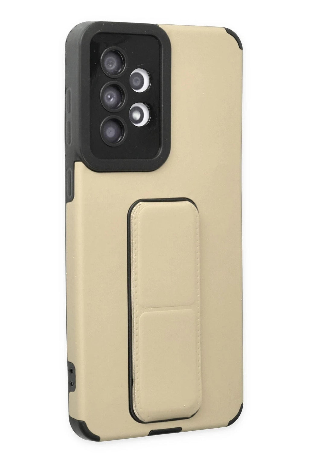 Mey İthalat® Samsung Galaxy A33 5G Kılıf Mega Standlı Silikon - Gold