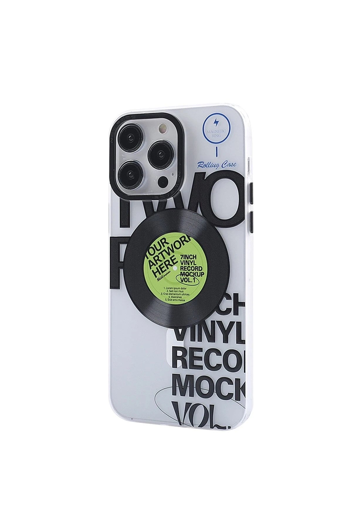 Mey İthalat® iPhone 14 Pro Kılıf Apollo Magneticsafe Desenli Kapak - Apollo Şeffaf - 5