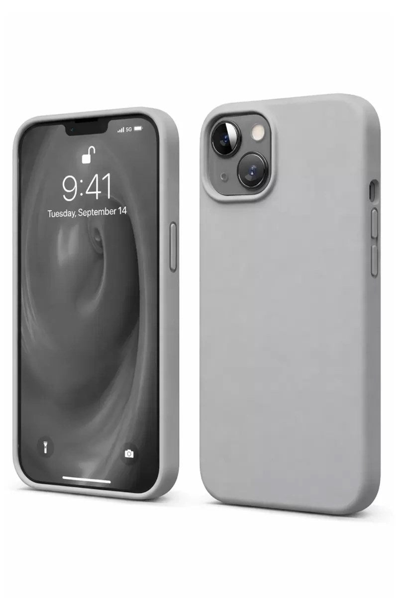 Mey İthalat® iPhone 14 Kılıf First Silikon - Gri
