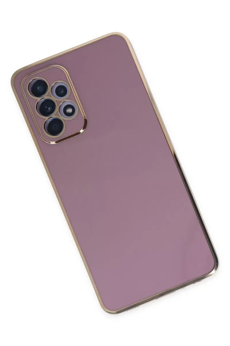 Mey İthalat® Samsung Galaxy A52 Kılıf Volet Silikon - Mor
