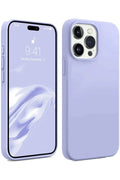 Mey İthalat® iPhone 15 Pro Kılıf First Silikon - Lila