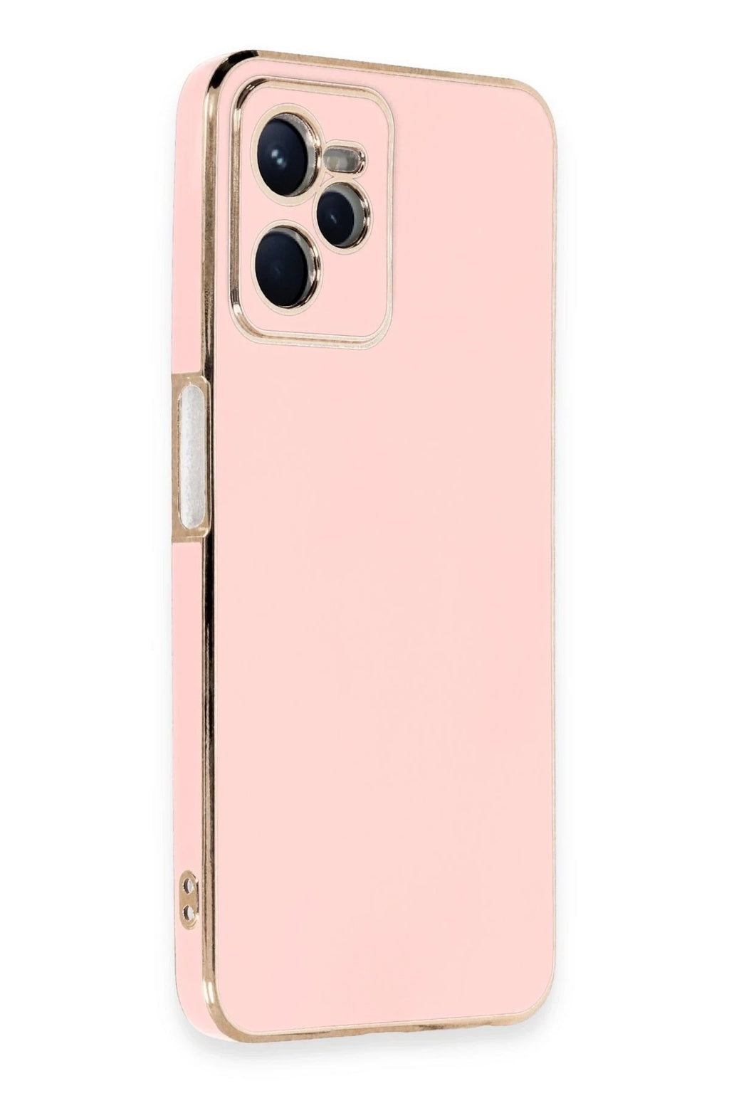 Mey İthalat® Realme C35 Kılıf Volet Silikon - Pembe