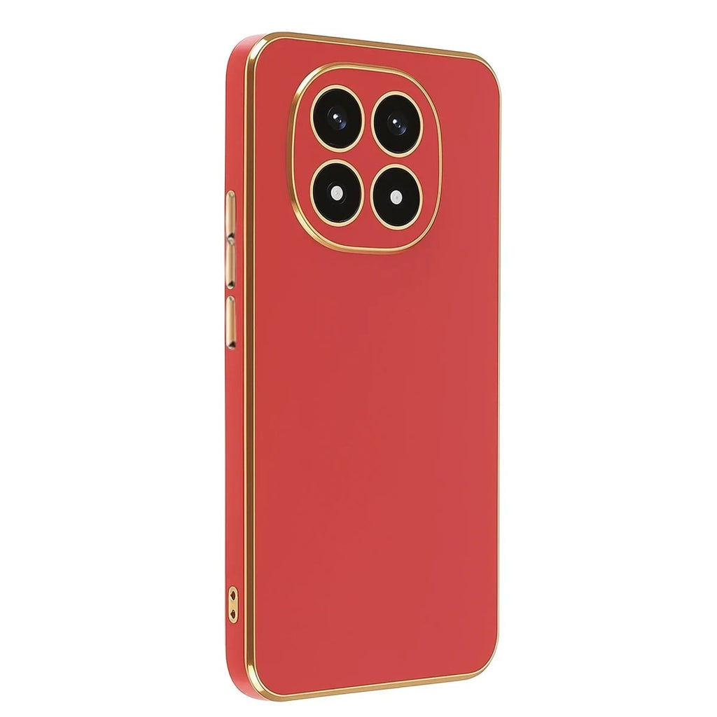 Mey İthalat® Redmi Note 14 Pro 4G Kılıf Volet Silikon - Kırmızı