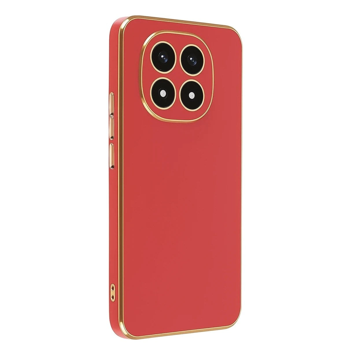 Mey İthalat® Redmi Note 14 Pro 4G Kılıf Volet Silikon - Kırmızı