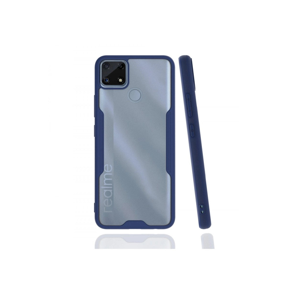 Mey İthalat® Realme C25 Kılıf Platin Silikon - Lacivert