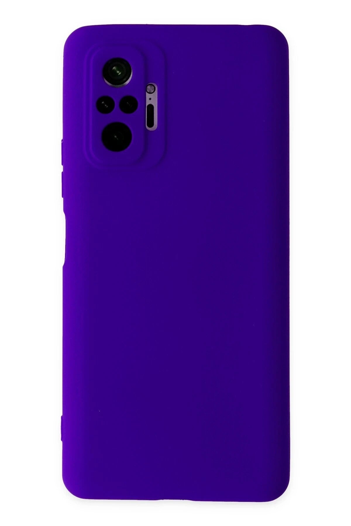 Mey İthalat® Redmi Note 10 Pro Kılıf Nano içi Kadife Silikon - Mor
