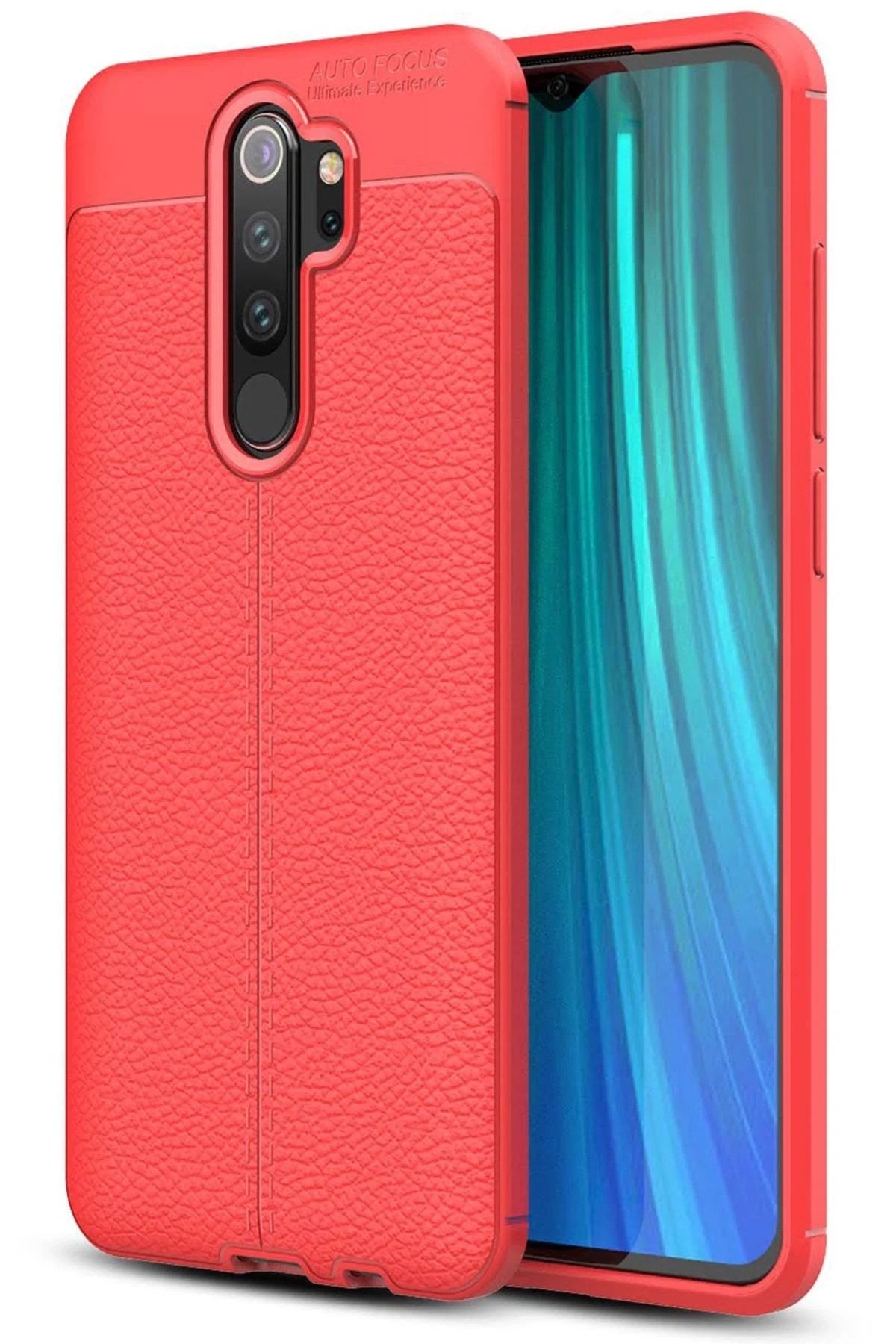 Mey İthalat® Redmi Note 8 Pro Kılıf Auto Focus Kapak - Kırmızı