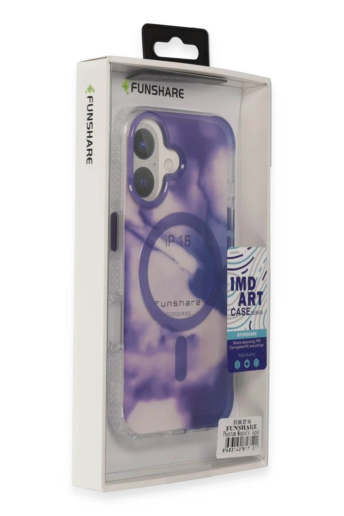 Mey İthalat® iPhone 16 Phantom Magsafe Kapak - Siyah