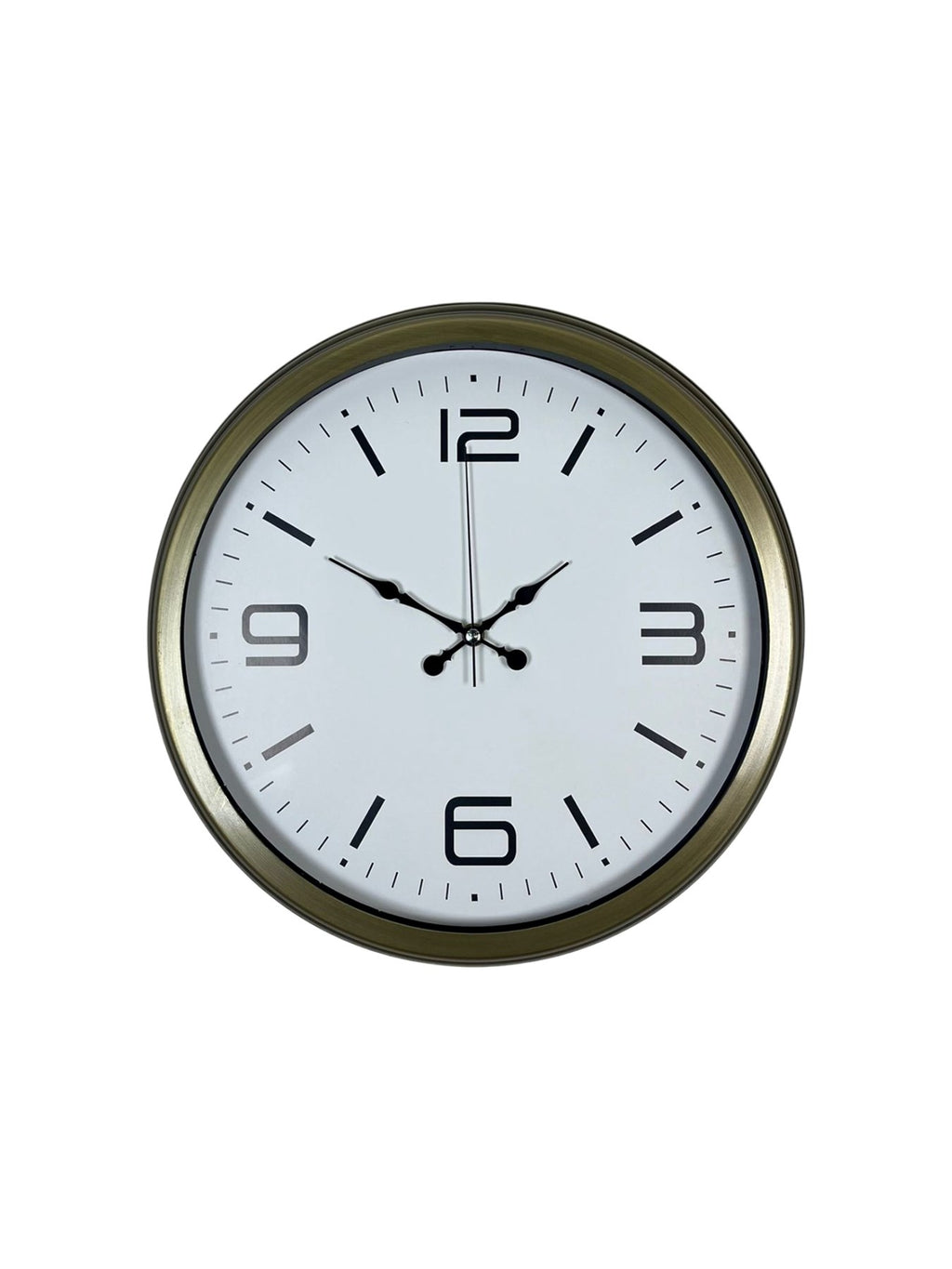 Modern Tasarım Eskitme 40 Cm Metal Duvar Saati