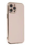 Mey İthalat® iPhone 12 Pro Max Kılıf Volet Silikon - Pembe