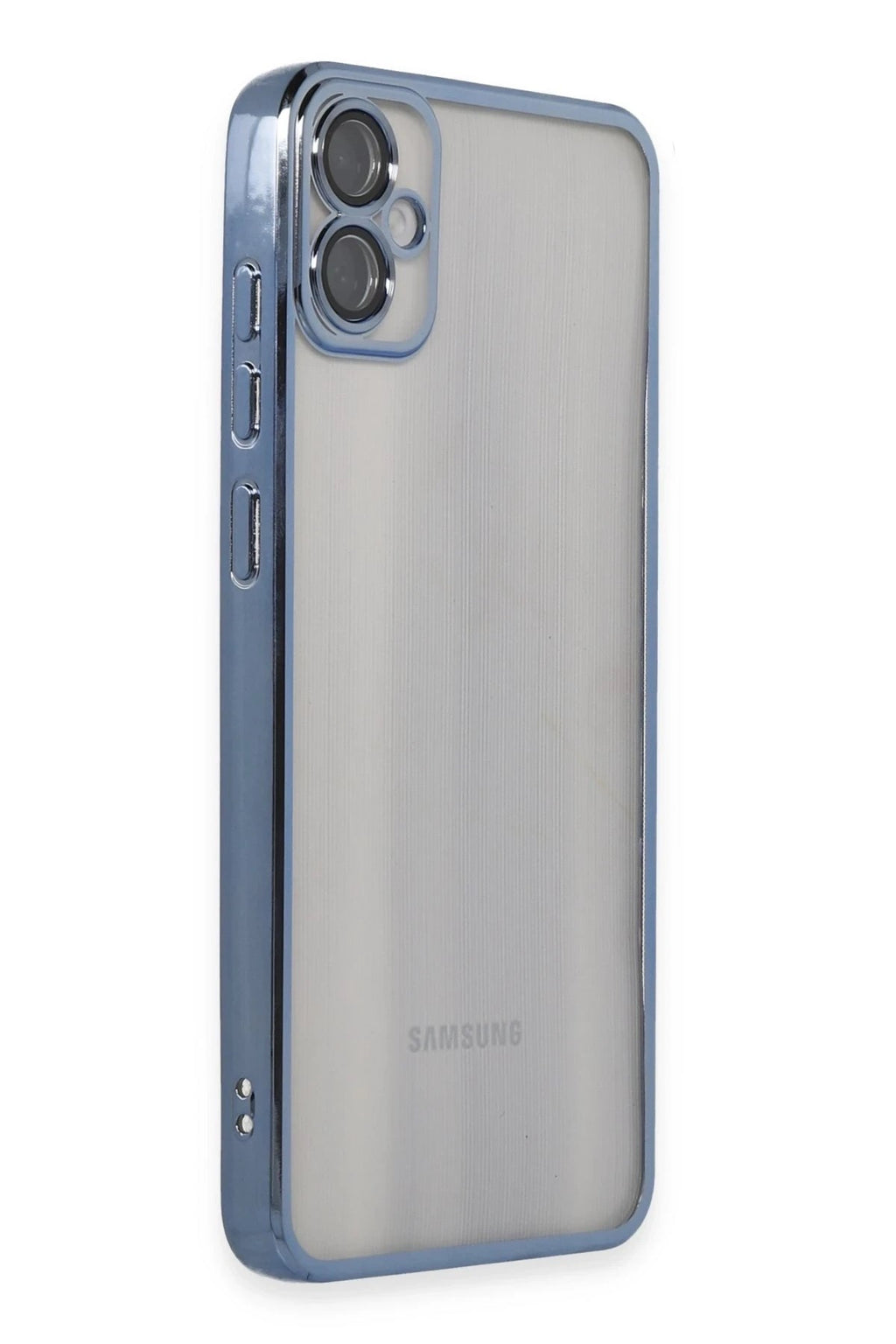 Mey İthalat® Samsung Galaxy A05 Kılıf Lensli Silikon - Lacivert