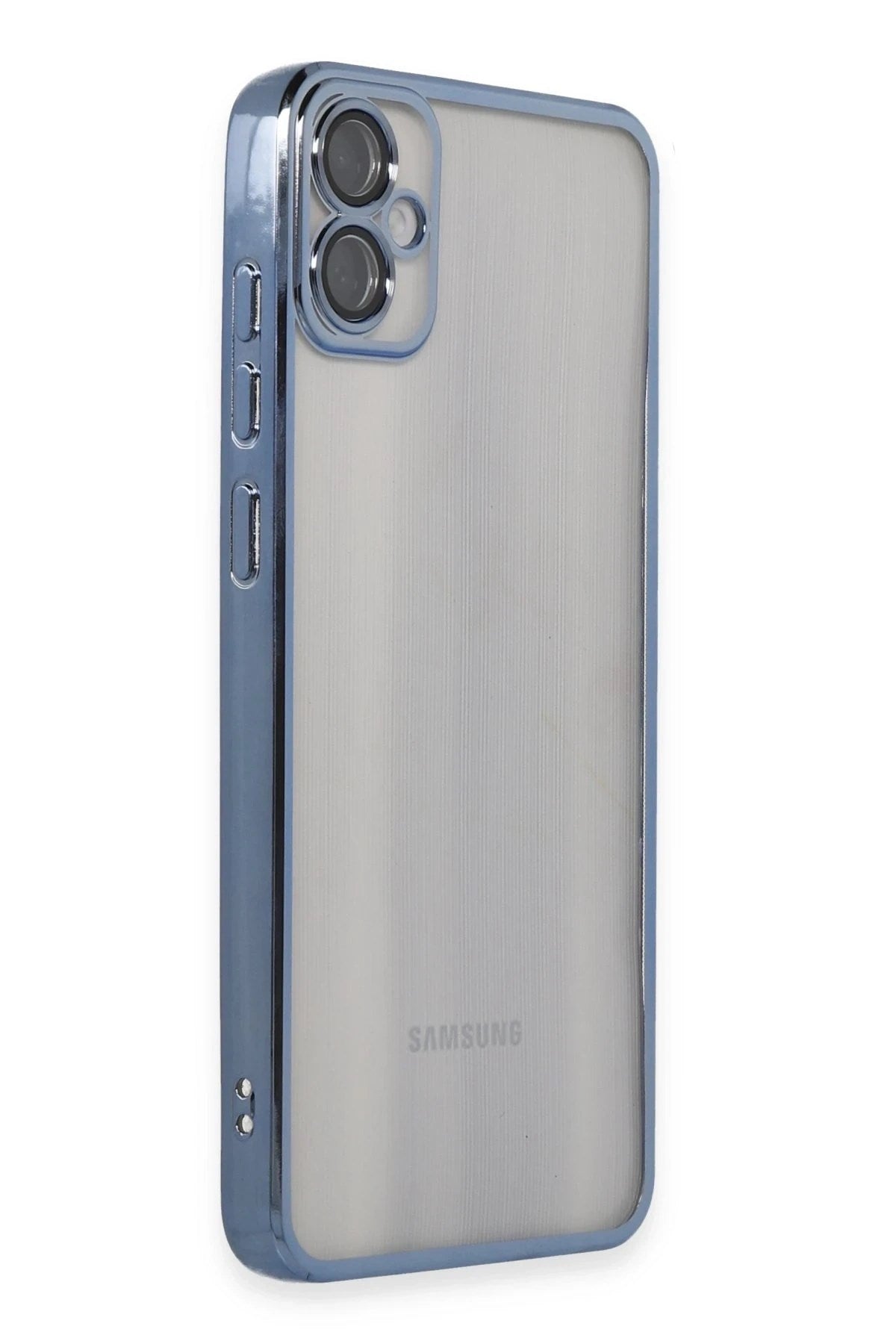 Mey İthalat® Samsung Galaxy A05 Kılıf Lensli Silikon - Lacivert
