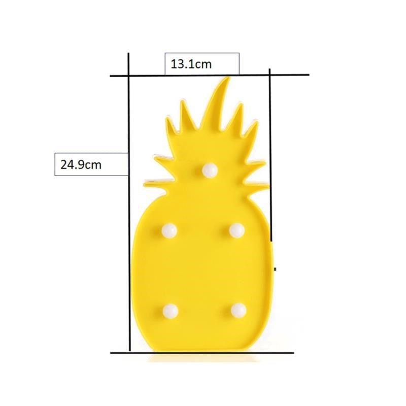 Ananas Şeklinde Ledli Dekoratif Eğlenceli Çocuk Gece Lambası