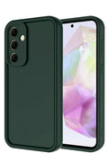 Mey İthalat® Samsung Galaxy A36 Kılıf Viera Silikon - Koyu Yeşil