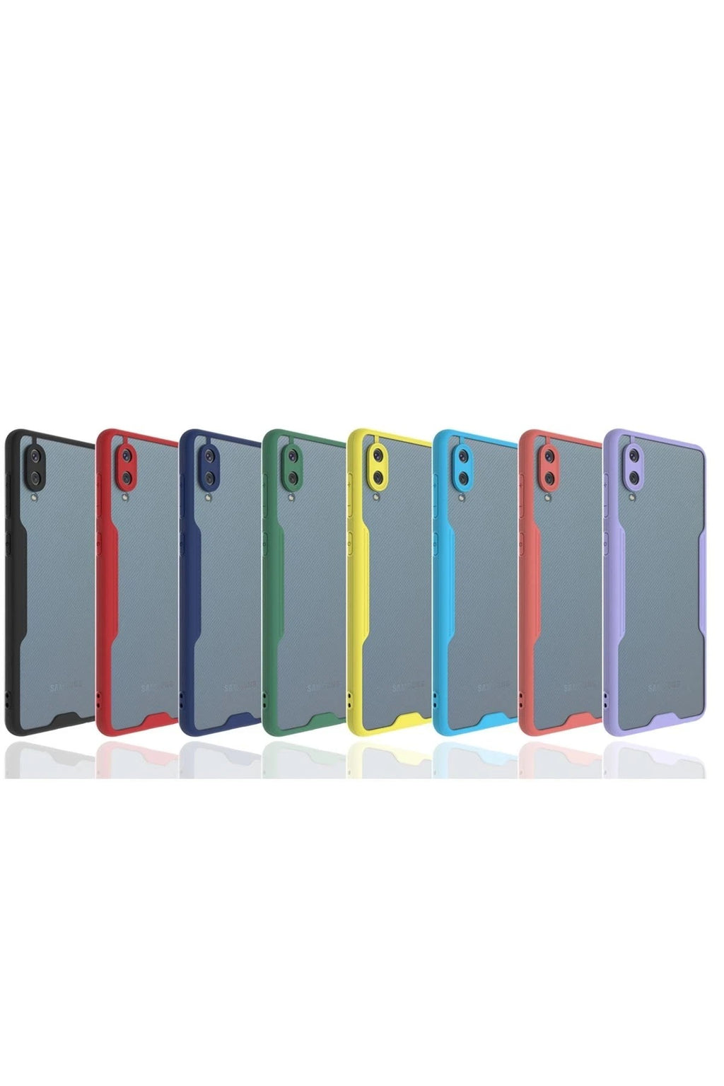 Mey İthalat® Samsung Galaxy A02 Kılıf Platin Silikon - Yeşil
