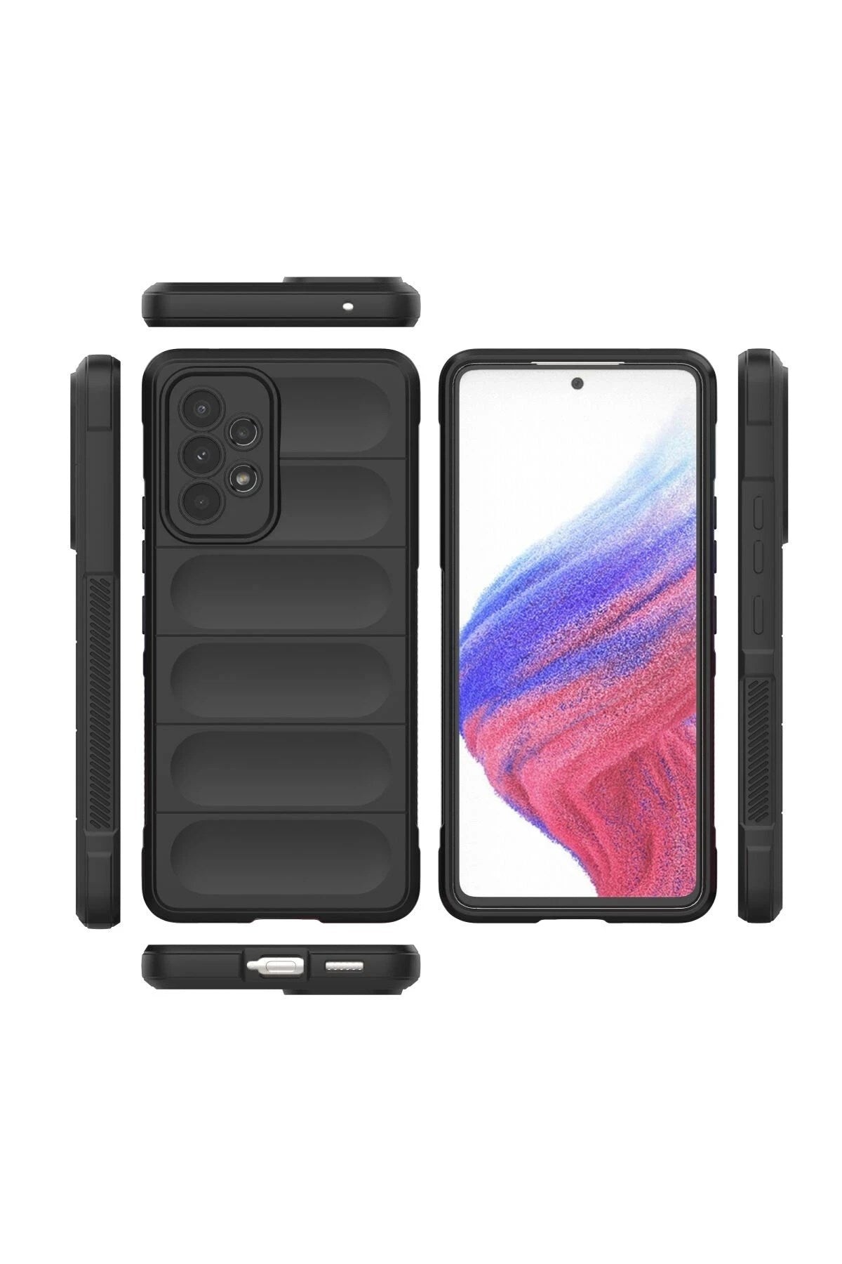 Mey İthalat® Samsung Galaxy A53 5G Kılıf Optimum Silikon - Siyah