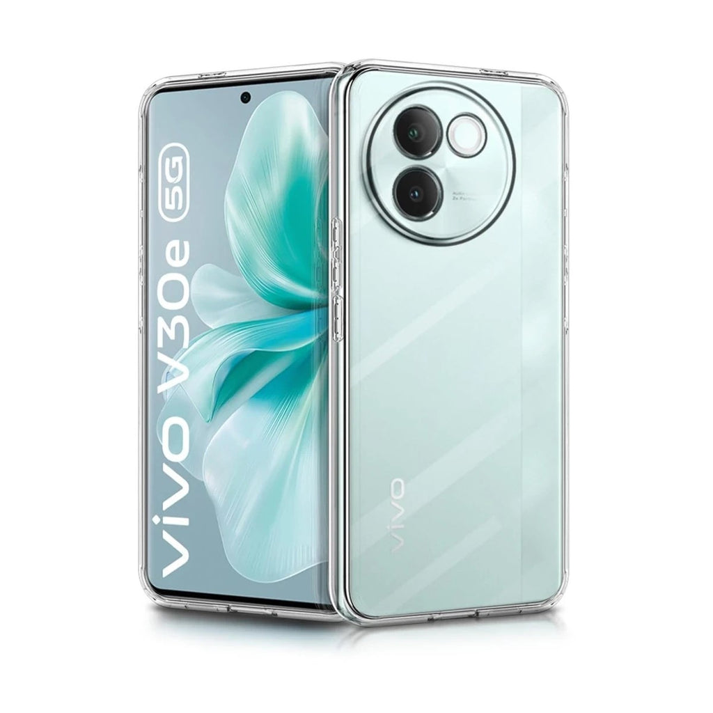 Mey İthalat® Vivo V30e Kılıf Lüx Şeffaf Silikon