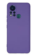 Mey İthalat® İnfinix Hot 11s Kılıf Nano içi Kadife Silikon - Mor