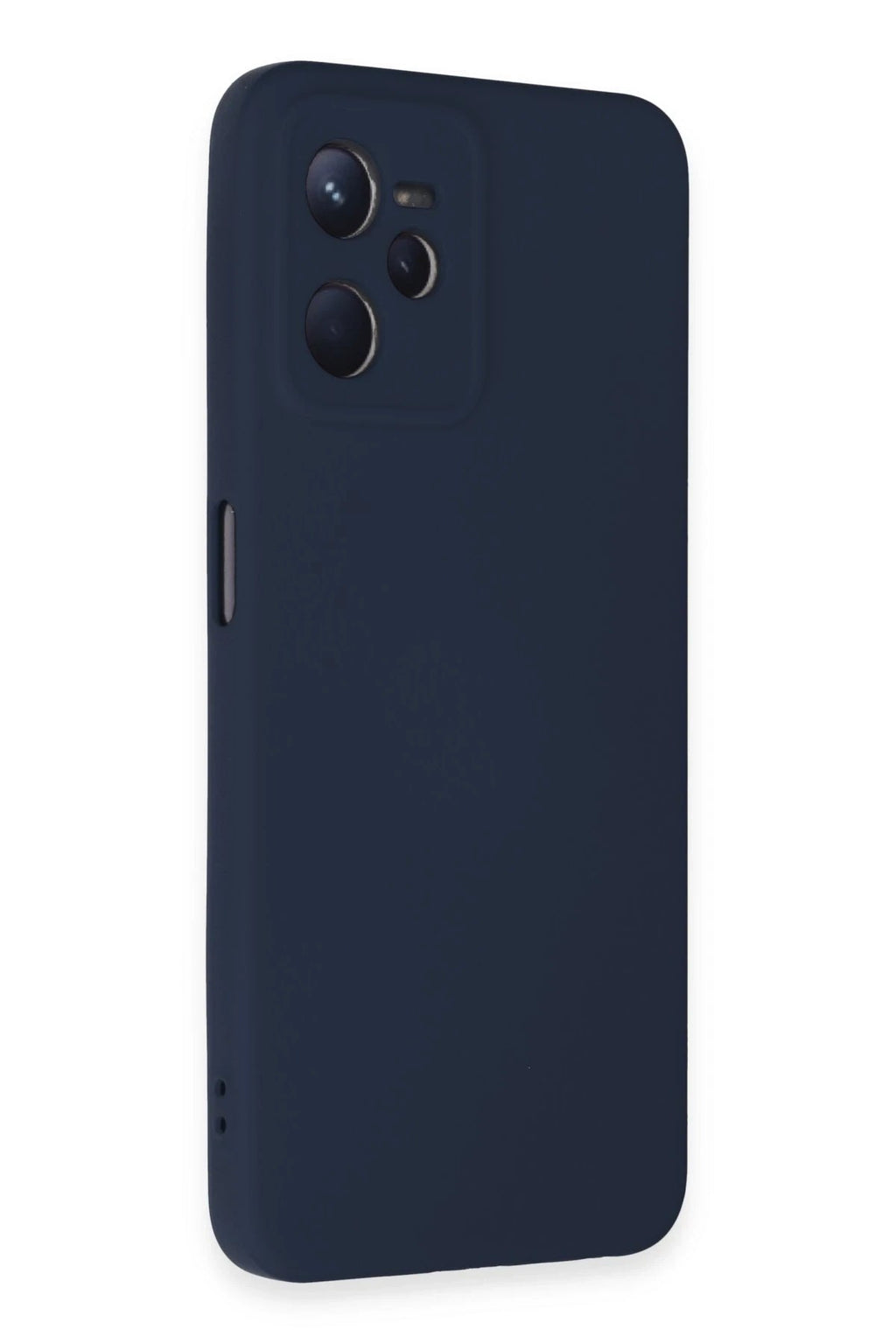 Mey İthalat® Realme C35 Kılıf Nano içi Kadife Silikon - Lacivert