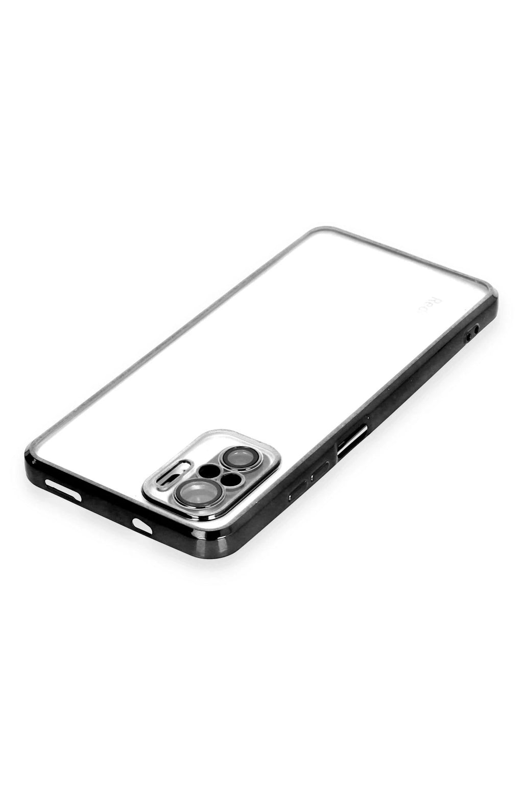 Mey İthalat® Redmi Note 10 Kılıf Lensli Silikon - Siyah
