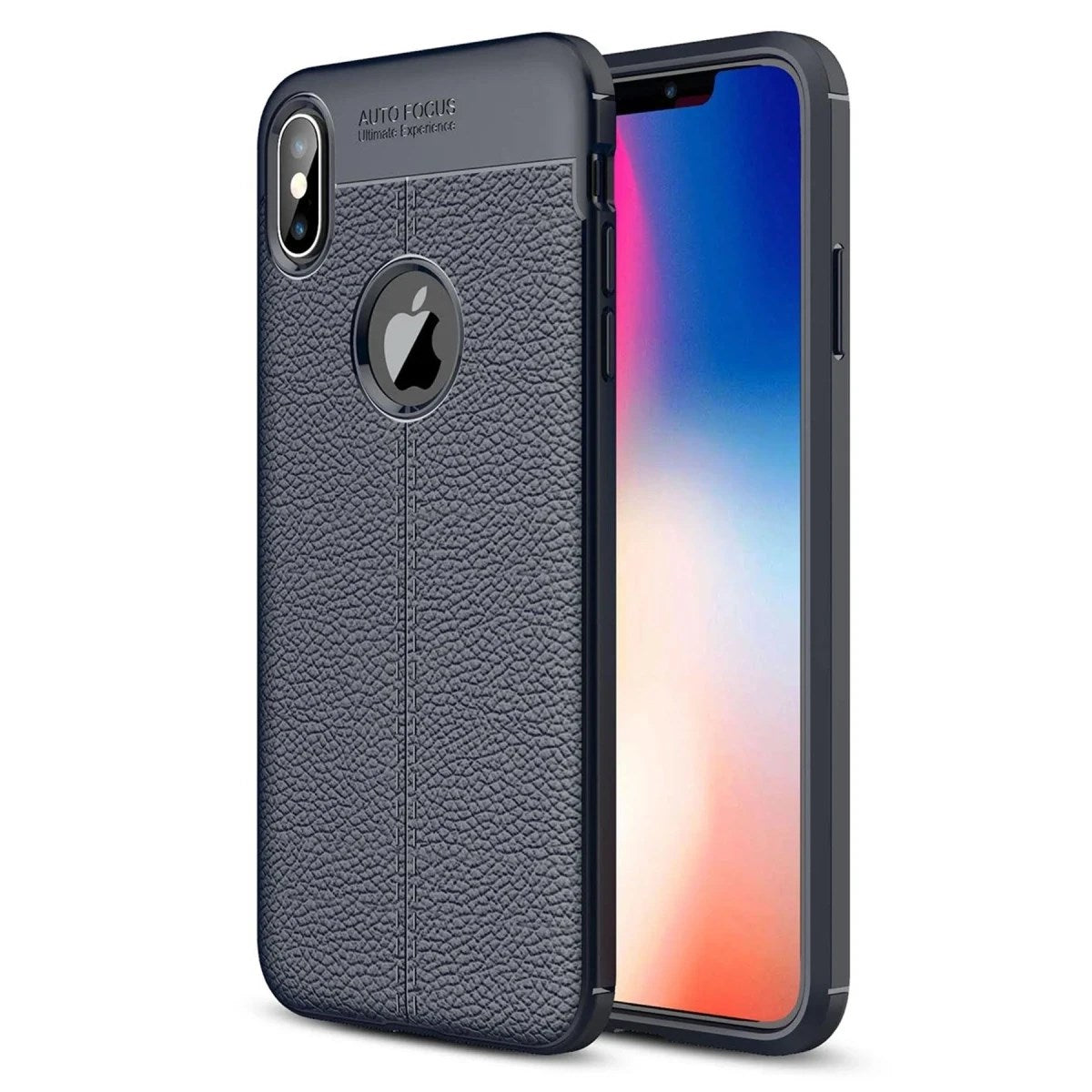 Mey İthalat® iPhone XS Max Kılıf Auto Focus Kapak - Lacivert