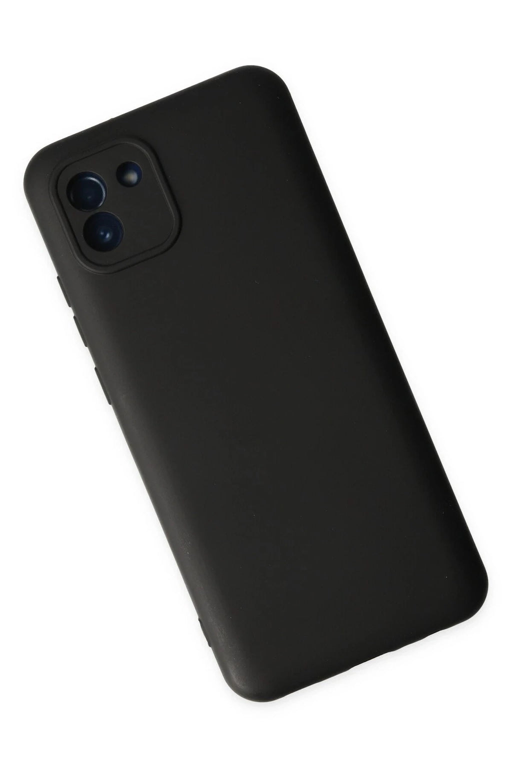 Mey İthalat® Samsung Galaxy A03 Kılıf Nano içi Kadife Silikon - Siyah