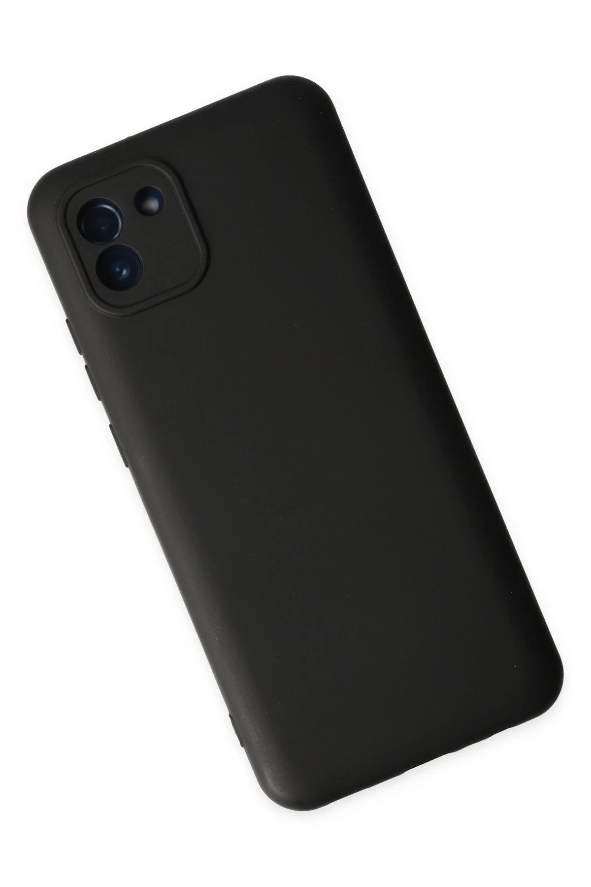 Mey İthalat® Samsung Galaxy A03 Kılıf Nano içi Kadife Silikon - Siyah