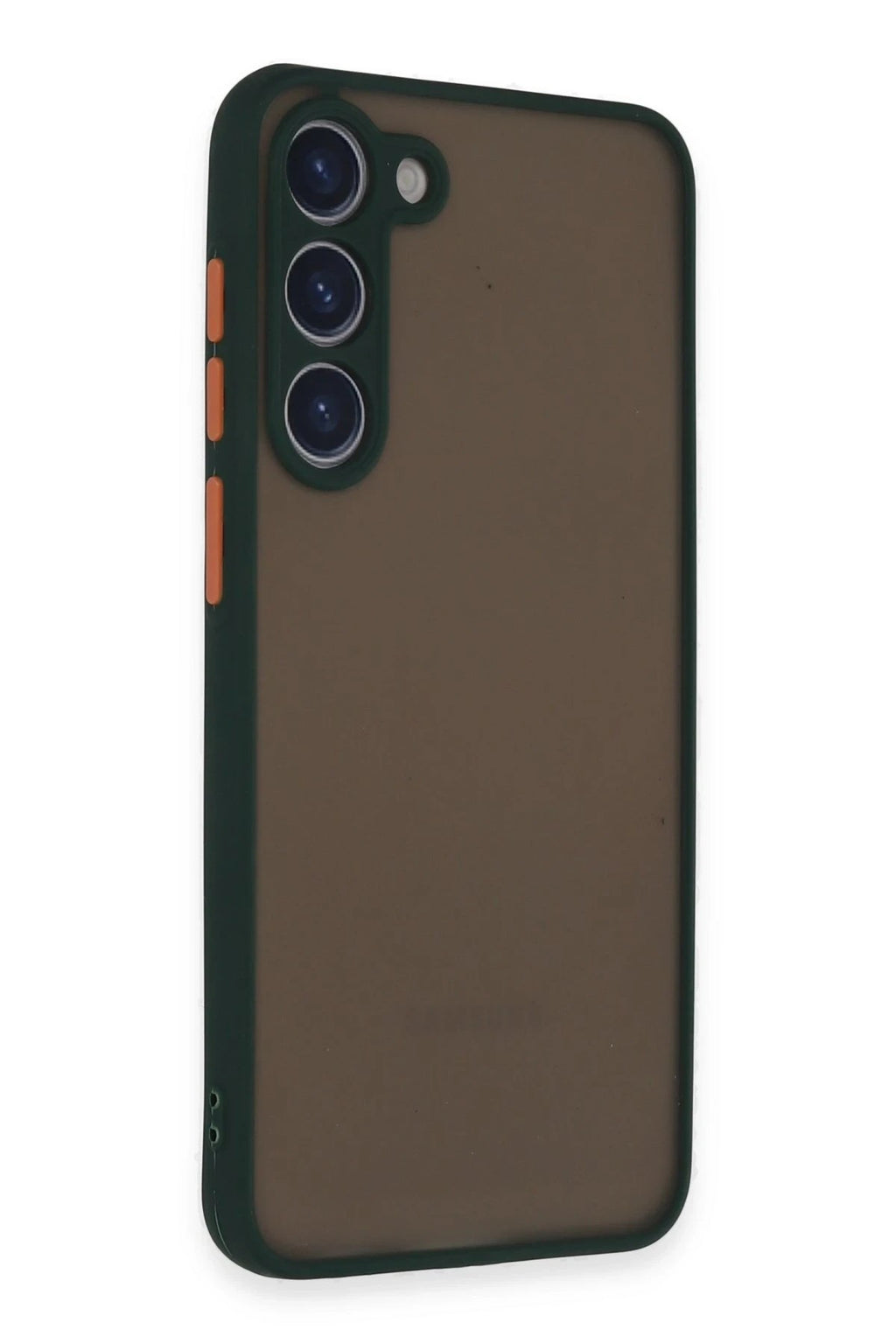 Mey İthalat® Samsung Galaxy S23 Plus Kılıf Montreal Silikon Kapak - Yeşil